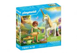 PLAYMOBIL MAGIC - LICORNE FLEUR D'ARC-EN-CIEL AVEC FÉE #71840 (0326)